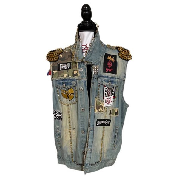 Warriors Denim Vest| Battle Jackets on SALE| Retro Jacket| Racer Jacket